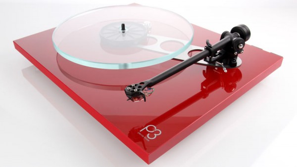 Rega Planar 3 inkl Excalibur Red Plattenspieler rot