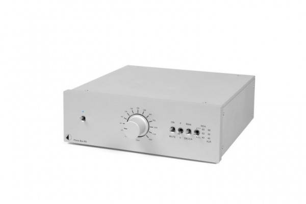 Phono Box RS Highend Phono Vorverstärker von Pro-Ject silber