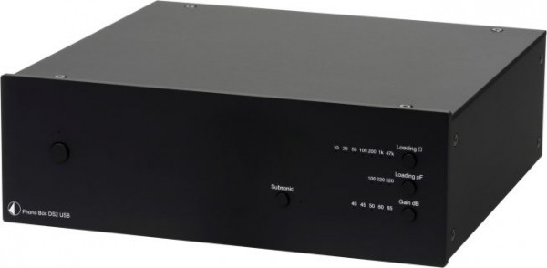 Phono Box DS2 Phono-Vorverstärker von Pro-Ject schwarz - Rücksendung ohne Fehler (Karton geöffnet)