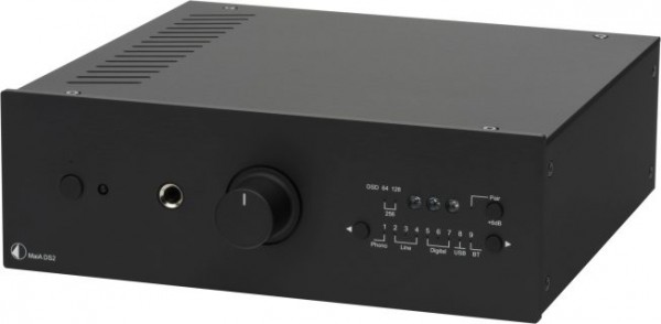 MaiA DS2 Stereo-Vollverstärker mit 9 Eingangsoptionen von Pro-Ject schwarz