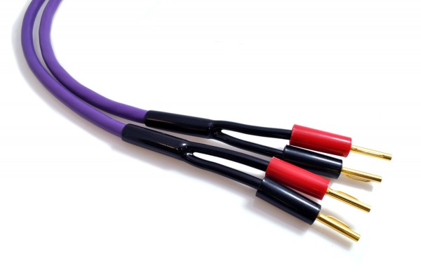 Purple Rain Lautsprecher-Kabel mit BassCore Technologie MDSC2530 2 x 2,5 mm2, 2 x 3 m, vergoldete Ba