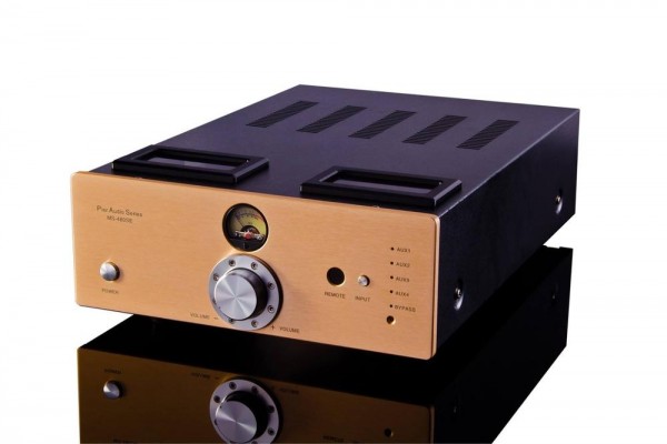 Pier Audio MS-480 SE - Hybridverstärker Farbe Gold