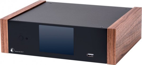 Stream Box DS2 T 24bit/192kHz Hires Streamer & Internetradio von Pro-Ject schwarz Wangen Walnuss