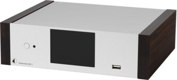 Stream Box DS2 T 24bit/192kHz Hires Streamer & Internetradio von Pro-Ject silber Wangen Eukalyptus