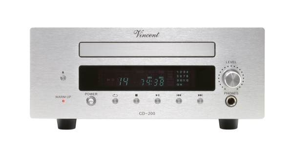 Vincent Hybrid CD-Player CD-200 silber