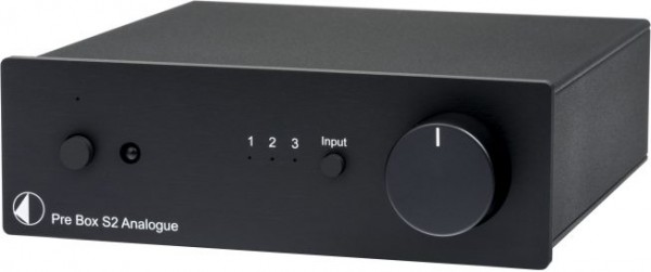 Pre Box S2 Analogue Stereo Vorverstärker von Pro-Ject schwarz