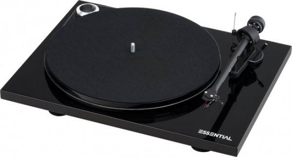 Plattenspieler Essential III RecordMaster mit Ortofon OM 10 hochglanz schwarz von Pro-Ject