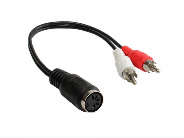 Audio Adapter 5-pol DIN Buchse / 2 Cinch Stecker [PC]  TOPKAUFMUSIK HiFi  Tonnadeln Plattenspieler Verstärker Plattennadeln Schallplattennadel  Tonabnehmer Systeme Antriebsriemen Lautsprecher HiFi Equipment  Reinigungsprodukte für Vinyl und vieles mehr