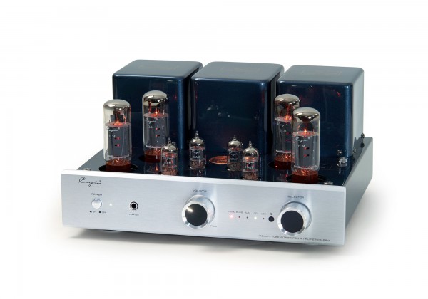 Cayin Cayin CS-55A EL 34 Vollverstärker mit MM-Phono-Eingang silber