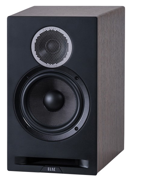 Elac Debut Reference Regallautsprecher DBR62 Schwarz / Holz