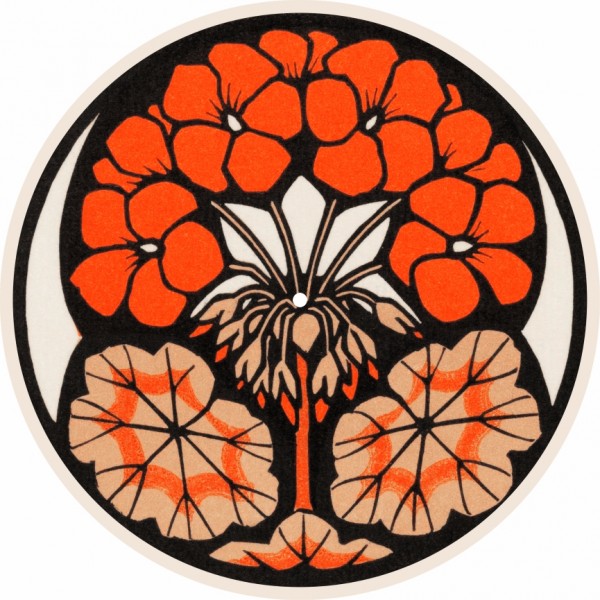 Slipmat Orange Flower