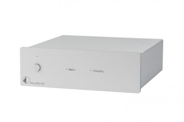 Accu Box S2 High End Akku-Netzteil von Pro-Ject silber