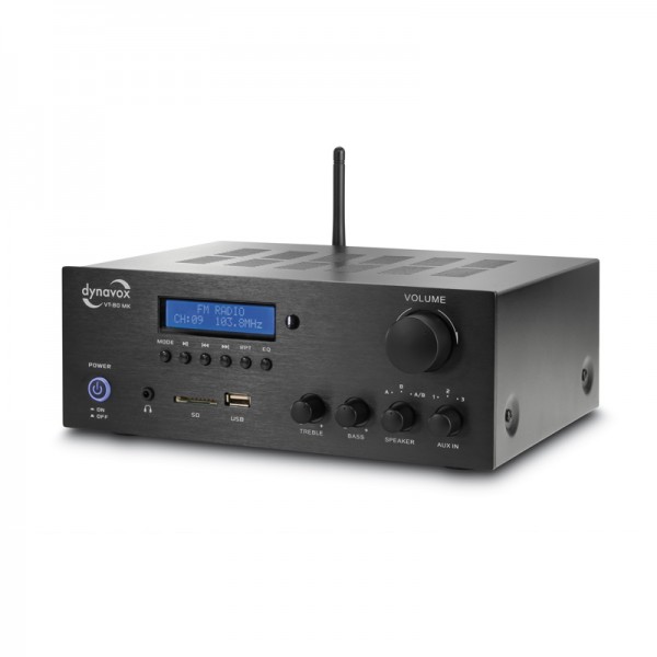 Dynavox Stereo Kompakt-Verstärker VT-80 MK Schwarz