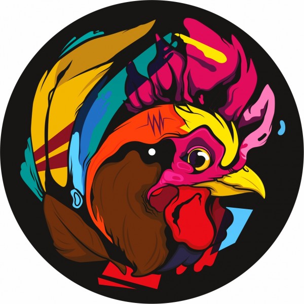 Slipmat Funky Rooster